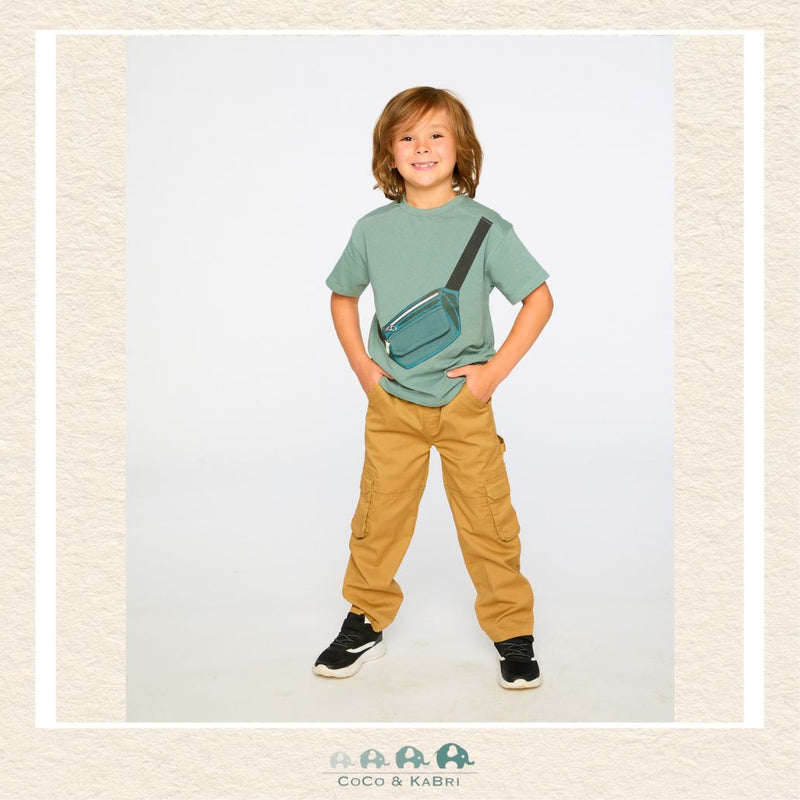 🇨🇦 Deux Par Deux: Stretch Twill Carpenter Pants Beige, CoCo & KaBri Children's Boutique