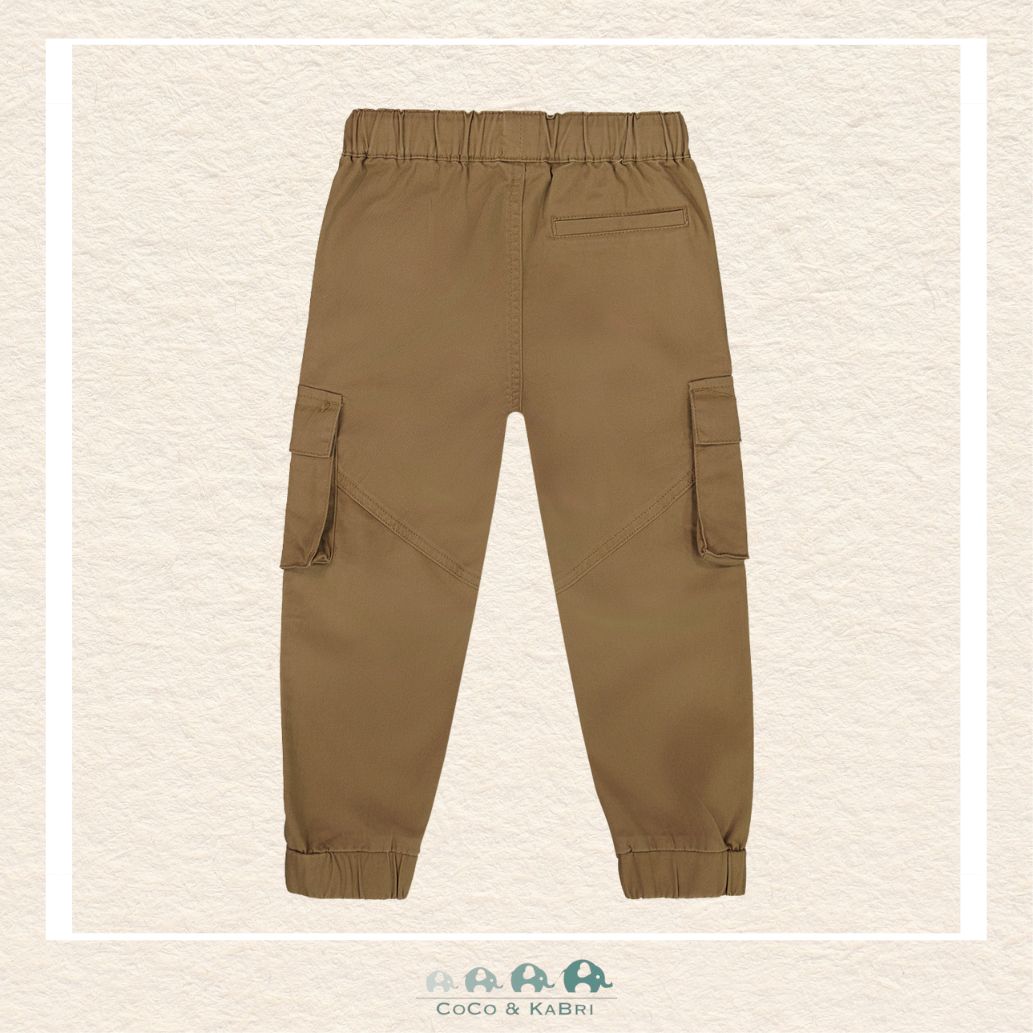 🇨🇦 Deux Par Deux Stretch Twill Jogger Pants With Cargo Pockets, CoCo & KaBri Children's Boutique