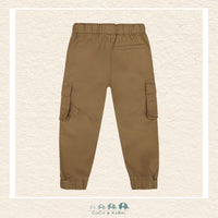 🇨🇦 Deux Par Deux Stretch Twill Jogger Pants With Cargo Pockets, CoCo & KaBri Children's Boutique