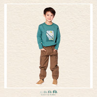🇨🇦 Deux Par Deux Stretch Twill Jogger Pants With Cargo Pockets, CoCo & KaBri Children's Boutique