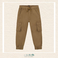 🇨🇦 Deux Par Deux Stretch Twill Jogger Pants With Cargo Pockets, CoCo & KaBri Children's Boutique