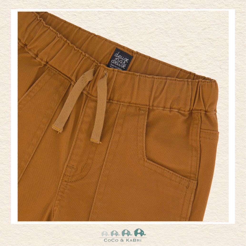 🇨🇦 Deux Par Deux Stretch Twill Jogger Pants With Patch Pockets, CoCo & KaBri Children's Boutique