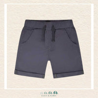 🇨🇦 Deux Par Deux: Stretch Twill Shorts Grey, CoCo & KaBri Children's Boutique, Brooks Alberta Canada