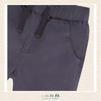 🇨🇦 Deux Par Deux: Stretch Twill Shorts Grey, CoCo & KaBri Children's Boutique, Brooks Alberta Canada