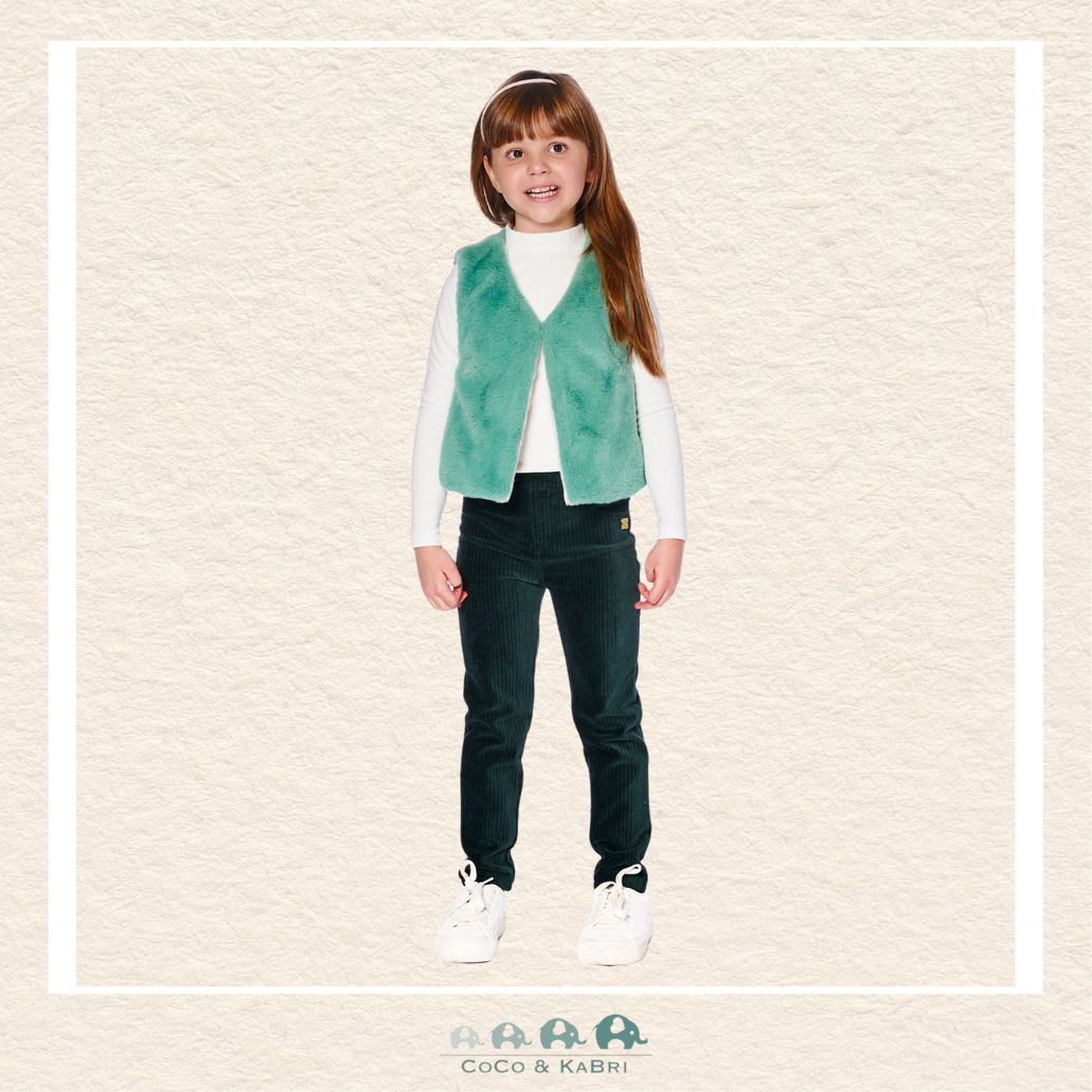 🇨🇦 Deux Par Deux Stretch Velour Rib Treggings, CoCo & KaBri Children's Boutique