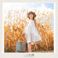 🇨🇦 Deux Par Deux Striped Linen Dress, CoCo & KaBri Children's Boutique