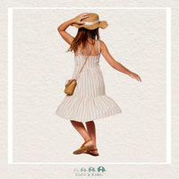 🇨🇦 Deux Par Deux Striped Linen Dress, CoCo & KaBri Children's Boutique