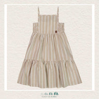 🇨🇦 Deux Par Deux Striped Linen Dress, CoCo & KaBri Children's Boutique