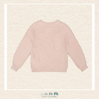 🇨🇦 Deux Par Deux Sweater With Heart Sequins, CoCo & KaBri Children's Boutique
