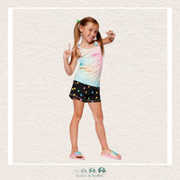 Deux Par Deux: Tank Top With Knots Multicolored Tie Dye, CoCo & KaBri Children's Boutique