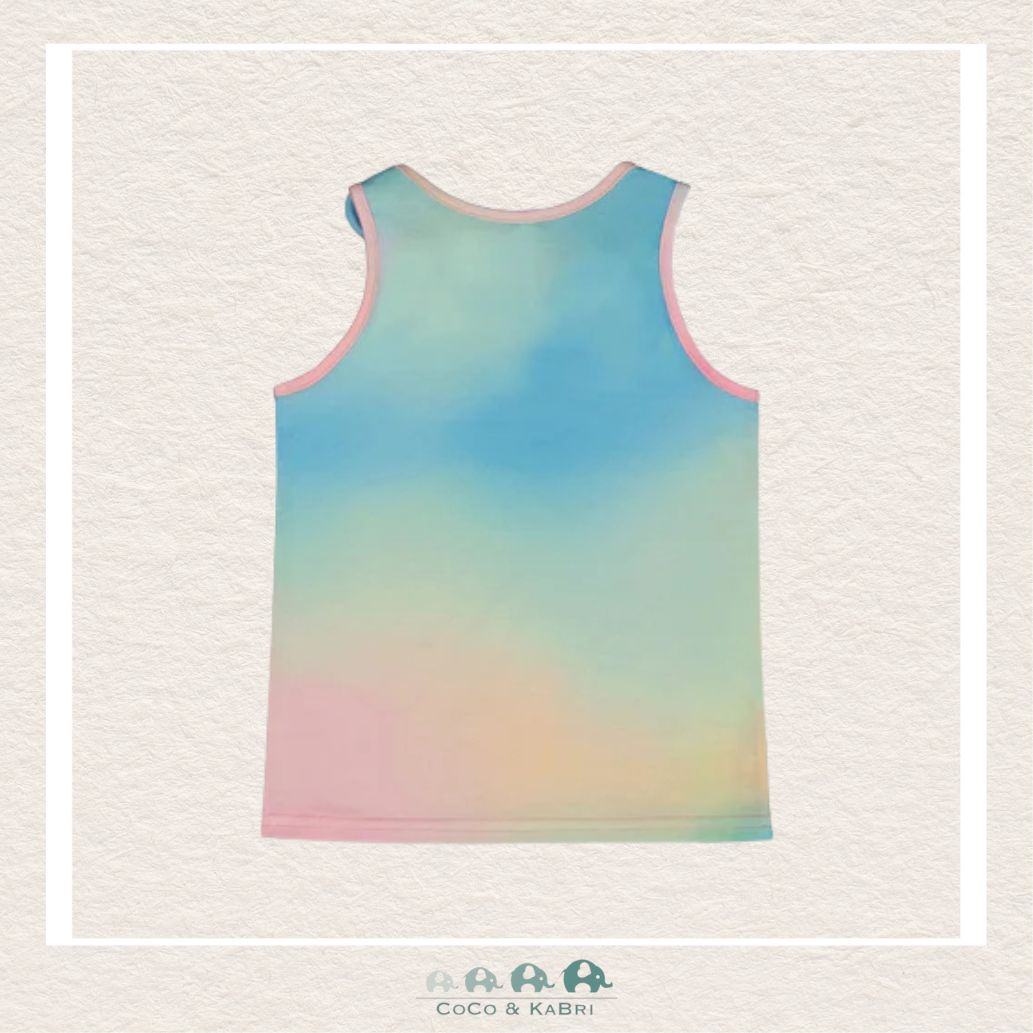 Deux Par Deux: Tank Top With Knots Multicolored Tie Dye, CoCo & KaBri Children's Boutique