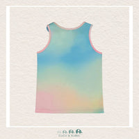 Deux Par Deux: Tank Top With Knots Multicolored Tie Dye, CoCo & KaBri Children's Boutique