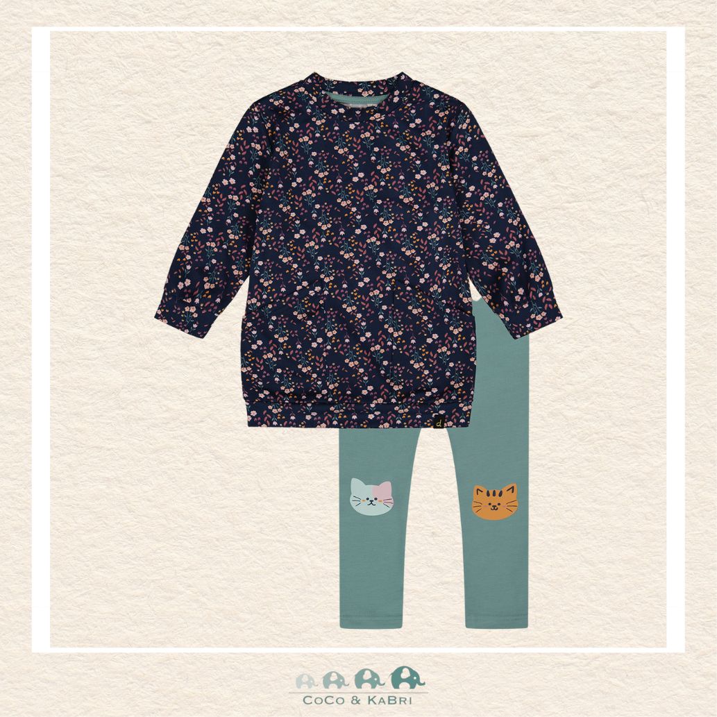 🇨🇦 Deux Par Deux Tunic & Leggings Set, CoCo & KaBri Children's Boutique