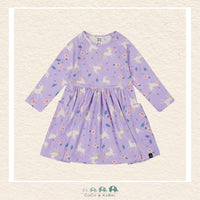 🇨🇦 Deux Par Deux Unicorn Dress With Pockets, CoCo & KaBri Children's Boutique