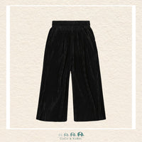 🇨🇦 Deux Par Deux Wide Leg Pleated Jersey Pants - Anthracite, CoCo & KaBri Children's Boutique