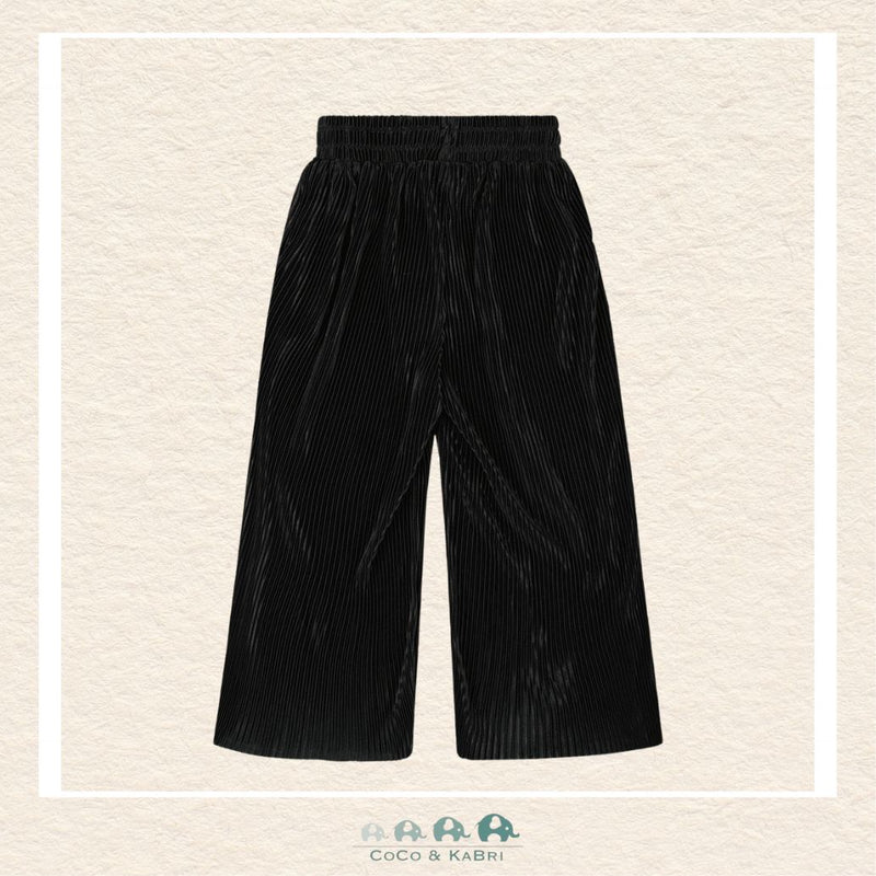 🇨🇦 Deux Par Deux Wide Leg Pleated Jersey Pants - Anthracite, CoCo & KaBri Children's Boutique