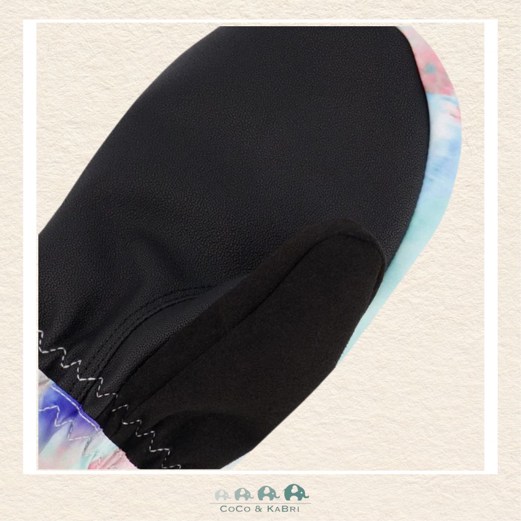 🇨🇦 Deux Par Deux Winter Mittens Teknik Blue Flower Print, CoCo & KaBri Children's Boutique