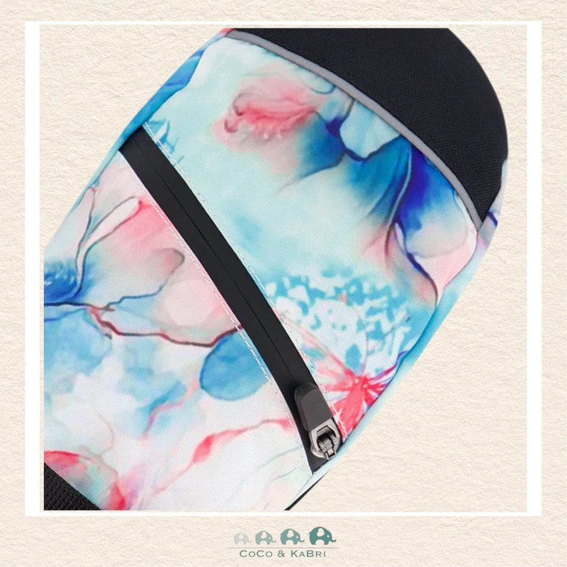 🇨🇦 Deux Par Deux Winter Mittens Teknik Blue Flower Print, CoCo & KaBri Children's Boutique