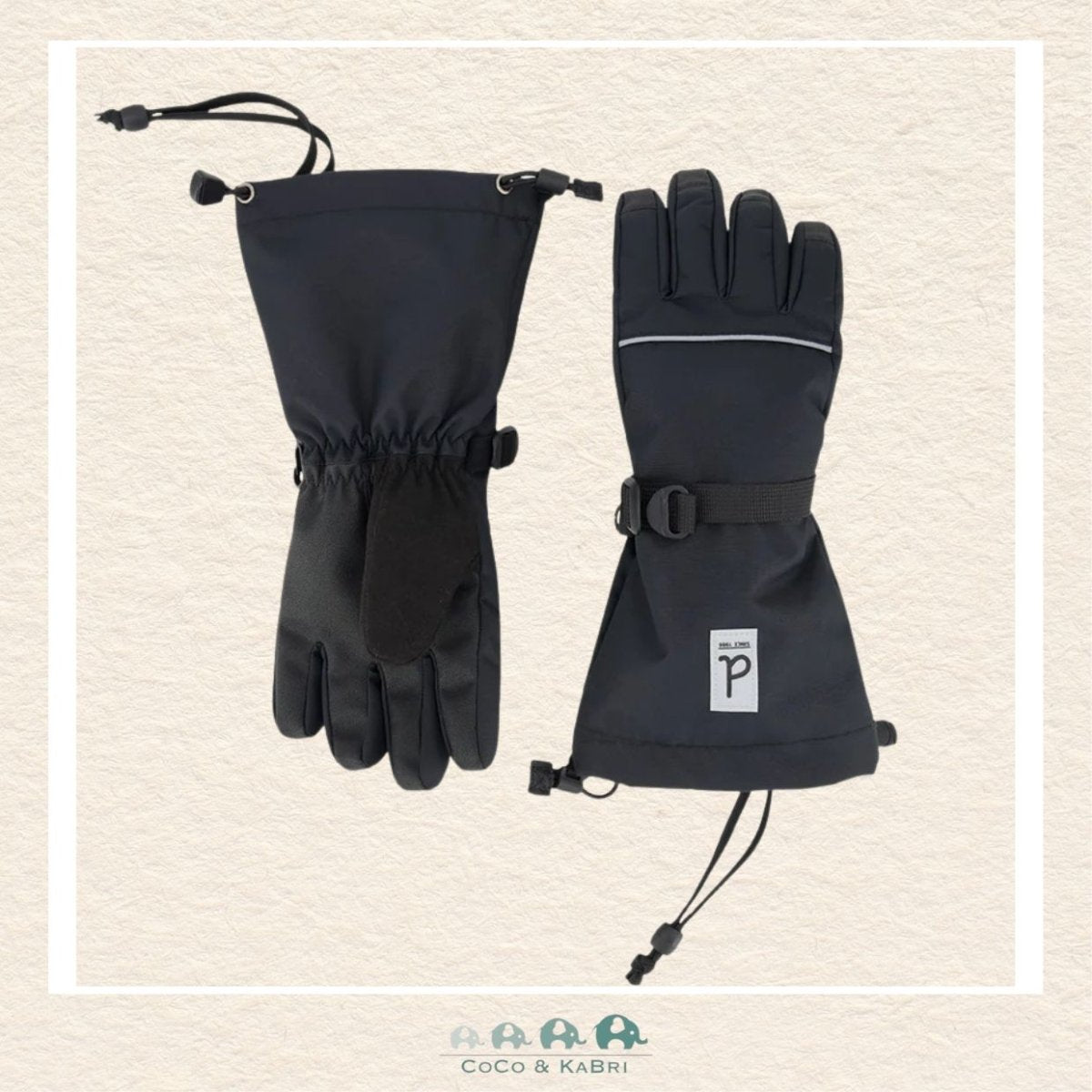 🇨🇦 Deux Par Deux Winter Teknik Gloves - Black, CoCo & KaBri Children's Boutique, Brooks Alberta Canada