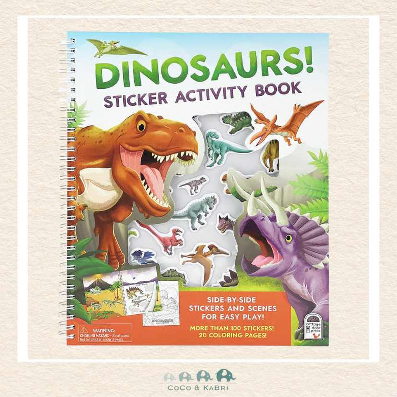 Dinosaurs! Sticker Activity Book, CoCo & KaBri Children's Boutique