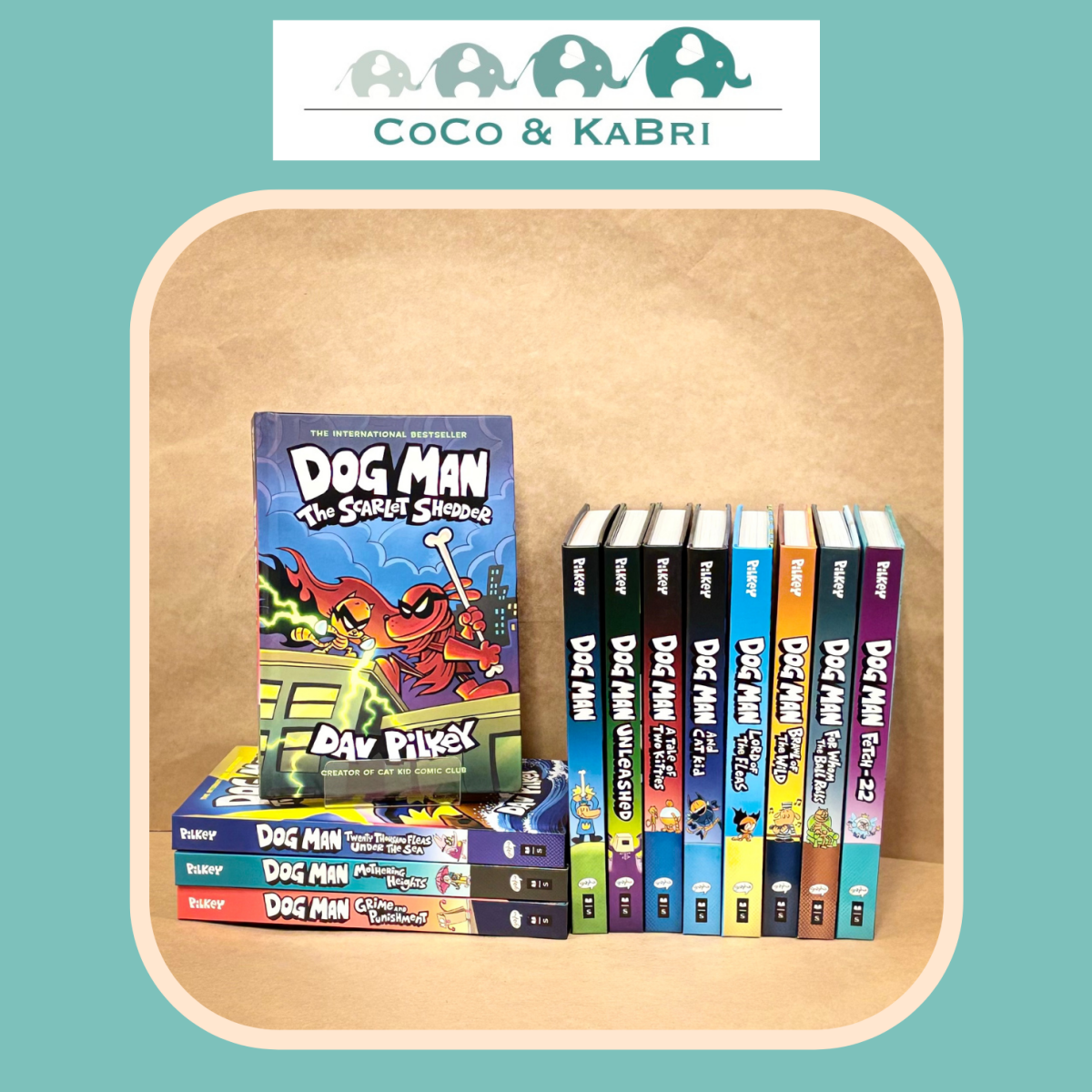 Dog Man: Mothering Heights: A Graphic Novel (Dog Man 10), CoCo & KaBri Children's Boutique