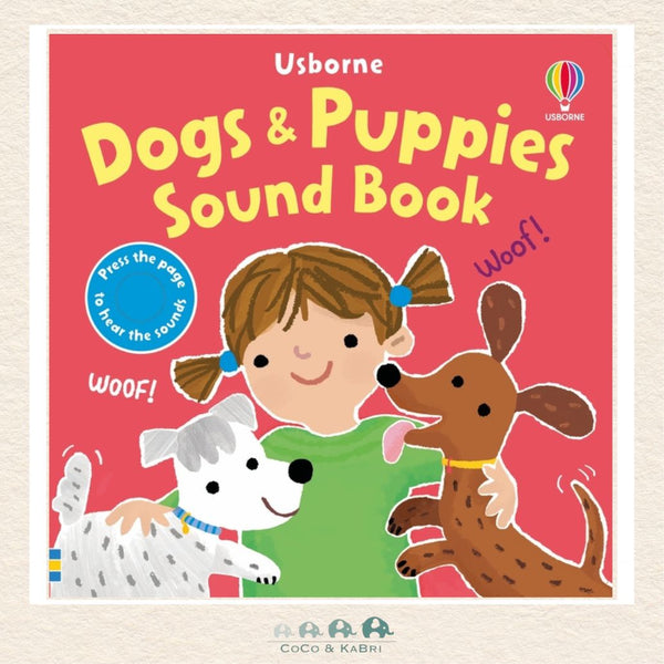 Dogs and Puppies Sound Book, CoCo & KaBri Children's Boutique, Brooks Alberta Canada