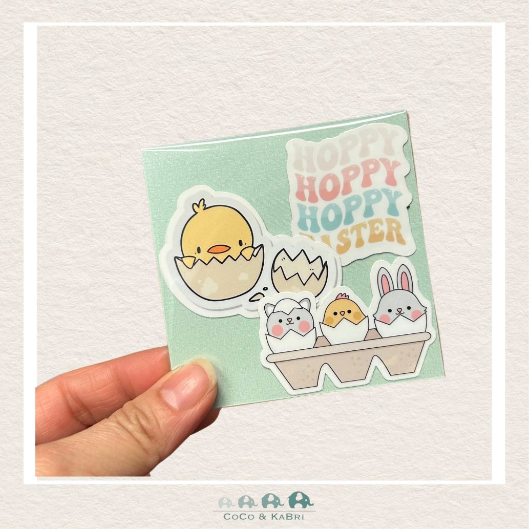 Easter Stickers (Set of 3), CoCo & KaBri Children's Boutique