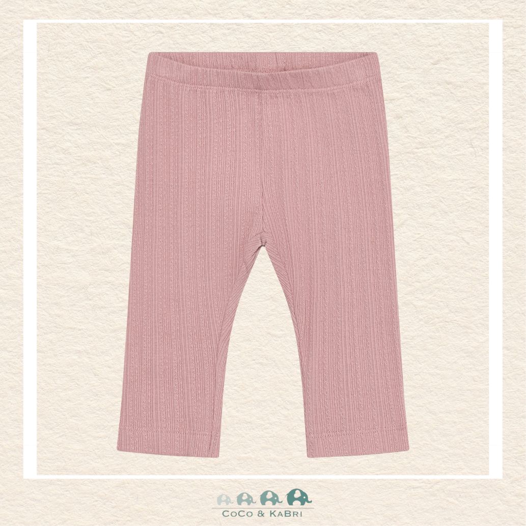 Enfant Baby Girl Pointelle Leggings, CoCo & KaBri Children's Boutique, Brooks Alberta Canada