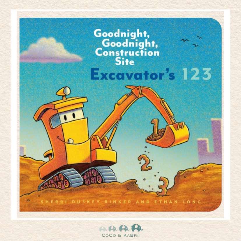 Excavator's 123, CoCo & KaBri Children's Boutique