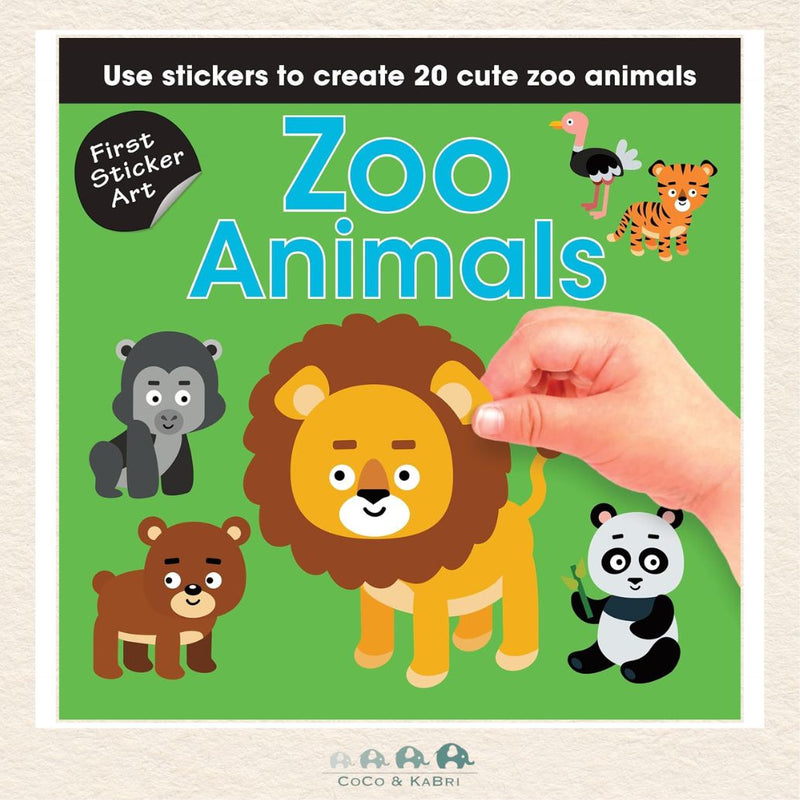 First Sticker Art: Zoo Animals, CoCo & KaBri Children's Boutique