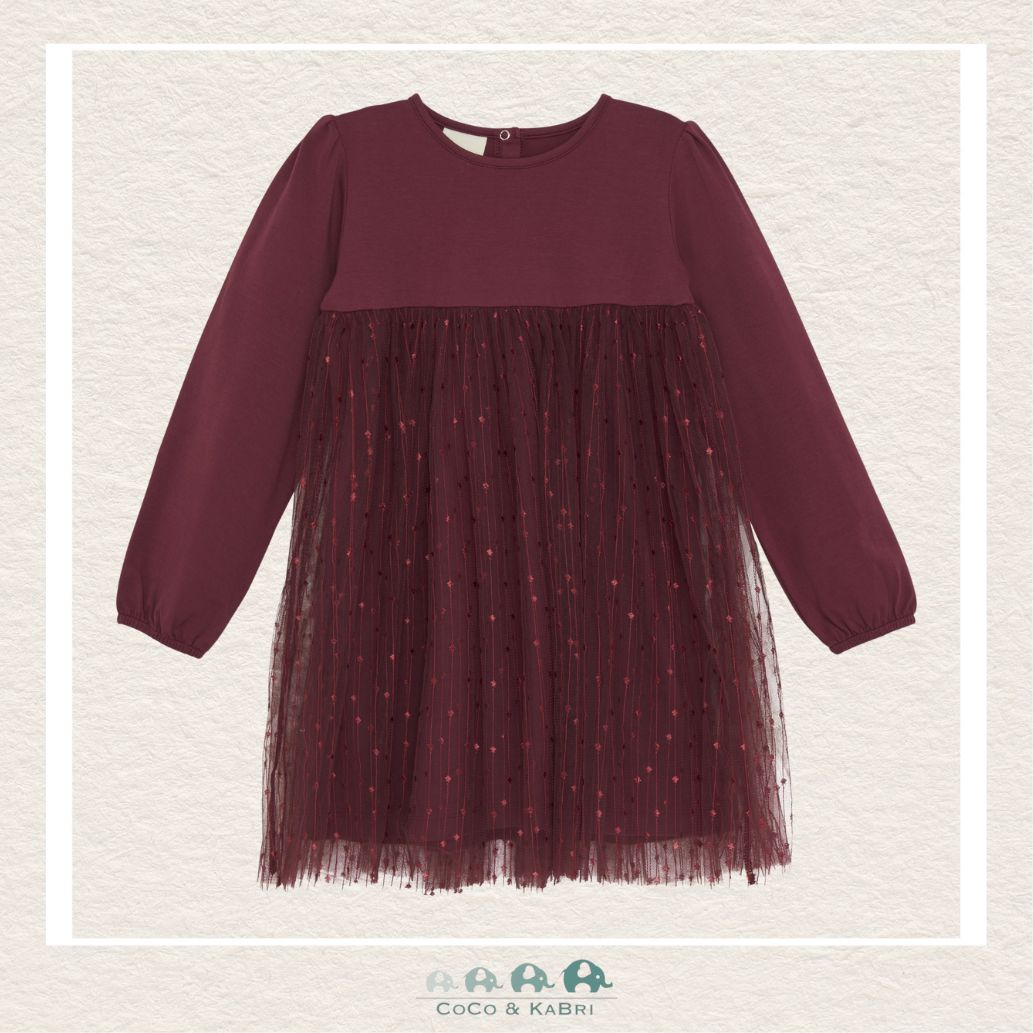Fixoni: Girls Red Tulle Dress, CoCo & KaBri Children's Boutique