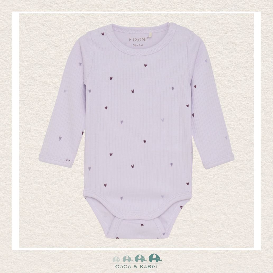 Fixoni: Orchid Heart Diaper Shirt, CoCo & KaBri Children's Boutique