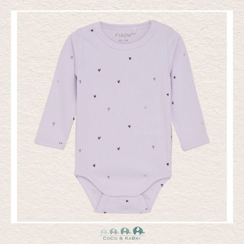 Fixoni: Orchid Heart Diaper Shirt, CoCo & KaBri Children's Boutique