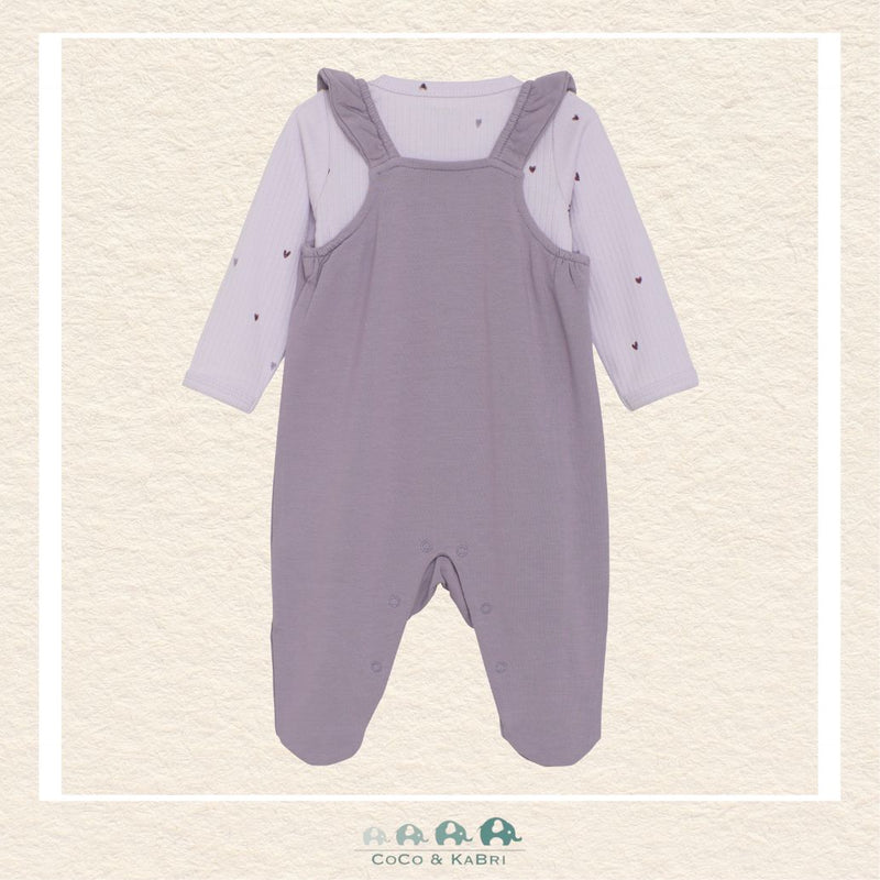 Fixoni Two Piece Purple Romper & Diaper Shirt, CoCo & KaBri Children's Boutique