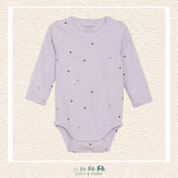 Fixoni Two Piece Purple Romper & Diaper Shirt, CoCo & KaBri Children's Boutique