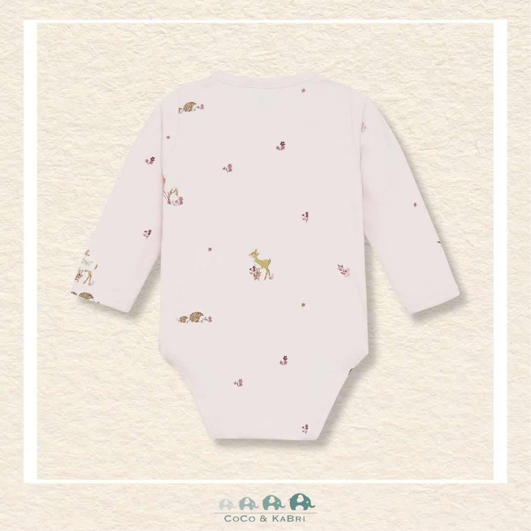 Fixoni Wrap Diaper Shirt - Mauve Woodland Creatures, CoCo & KaBri Children's Boutique