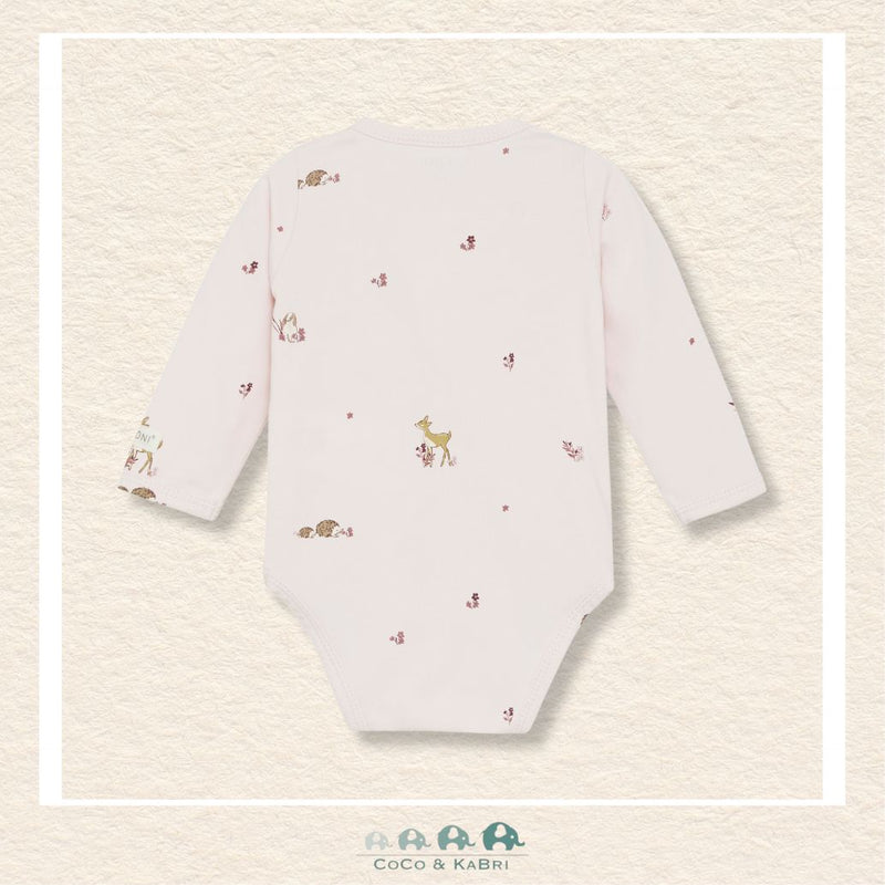 Fixoni Wrap Diaper Shirt - Mauve Woodland Creatures, CoCo & KaBri Children's Boutique