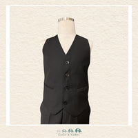 Fouger Suit: Three Piece (Jacket, Vest & Pant) - Black, CoCo & KaBri Children's Boutique