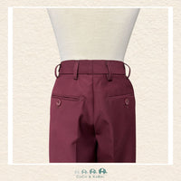 Fouger Suit: Three Piece (Jacket, Vest & Pant) - Burgandy, CoCo & KaBri Children's Boutique