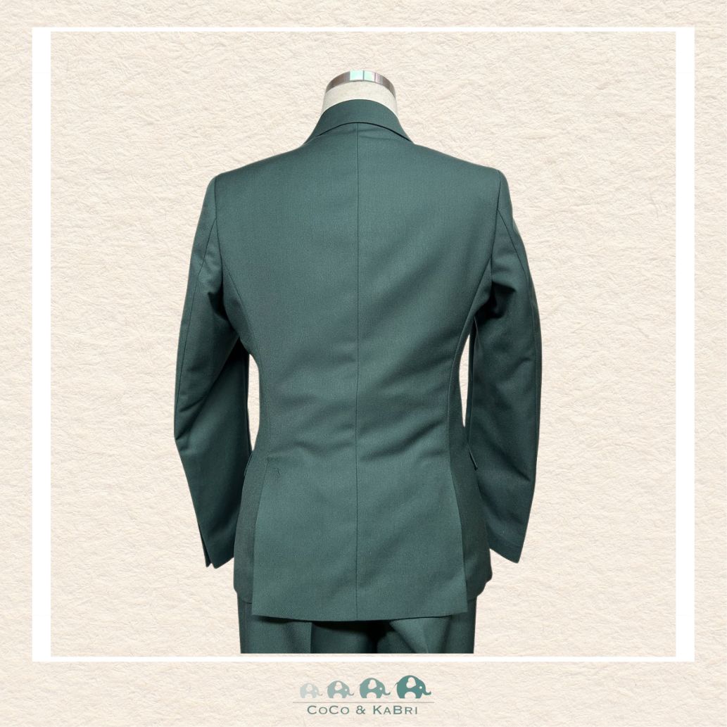 Fouger Suit: Three Piece (Jacket, Vest & Pant) - Hunter Green, CoCo & KaBri Children's Boutique