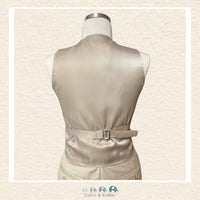 Fouger Suit: Three Piece (Jacket, Vest & Pant) - Khaki Size 10, CoCo & KaBri Children's Boutique