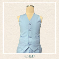 Fouger Suit: Three Piece (Jacket, Vest & Pant) - Light Blue, CoCo & KaBri Children's Boutique