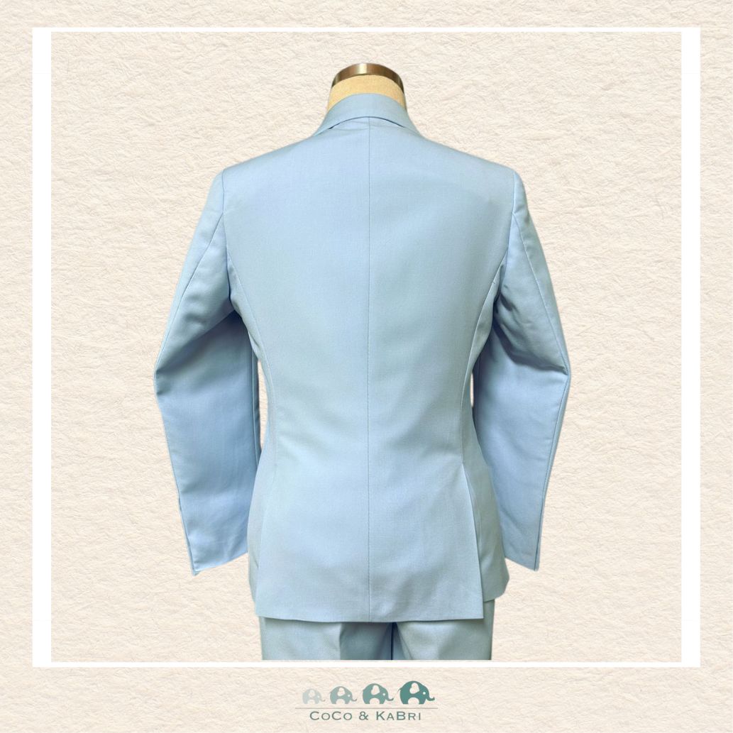 Fouger Suit: Three Piece (Jacket, Vest & Pant) - Light Blue, CoCo & KaBri Children's Boutique