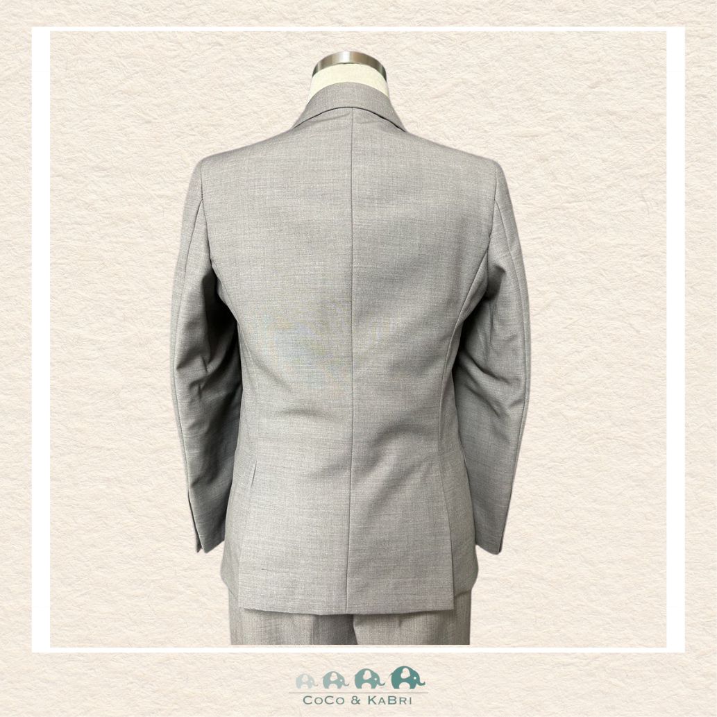 Fouger Suit: Three Piece (Jacket, Vest & Pant) - Light Gray, CoCo & KaBri Children's Boutique