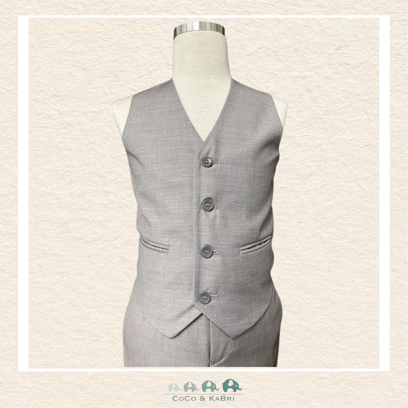 Fouger Suit: Three Piece (Jacket, Vest & Pant) - Light Gray, CoCo & KaBri Children's Boutique
