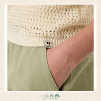 Garcia: Girls White Pullover, Close up of Garcia Logo, CoCo & KaBri Children's Boutique, Canada