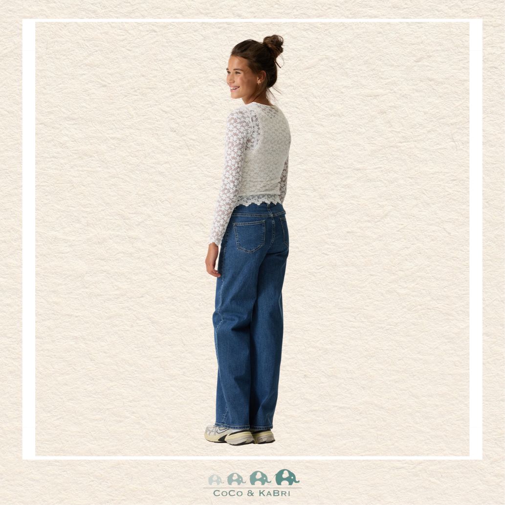 Garcia: Girls’ Youth Denim - Annemay Wide Fit Dark Used, CoCo & KaBri Children's Boutique, Brooks Alberta Canada