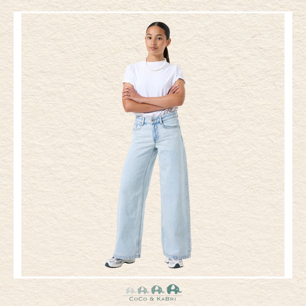 Garcia: Girls' Youth Denim - Marall Wide Fit Bleached Denim, CoCo & KaBri Children's Boutique, Brooks Alberta Canada