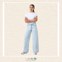 Garcia: Girls' Youth Denim - Marall Wide Fit Bleached Denim, CoCo & KaBri Children's Boutique, Brooks Alberta Canada