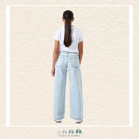 Garcia: Girls' Youth Denim - Marall Wide Fit Bleached Denim, CoCo & KaBri Children's Boutique, Brooks Alberta Canada